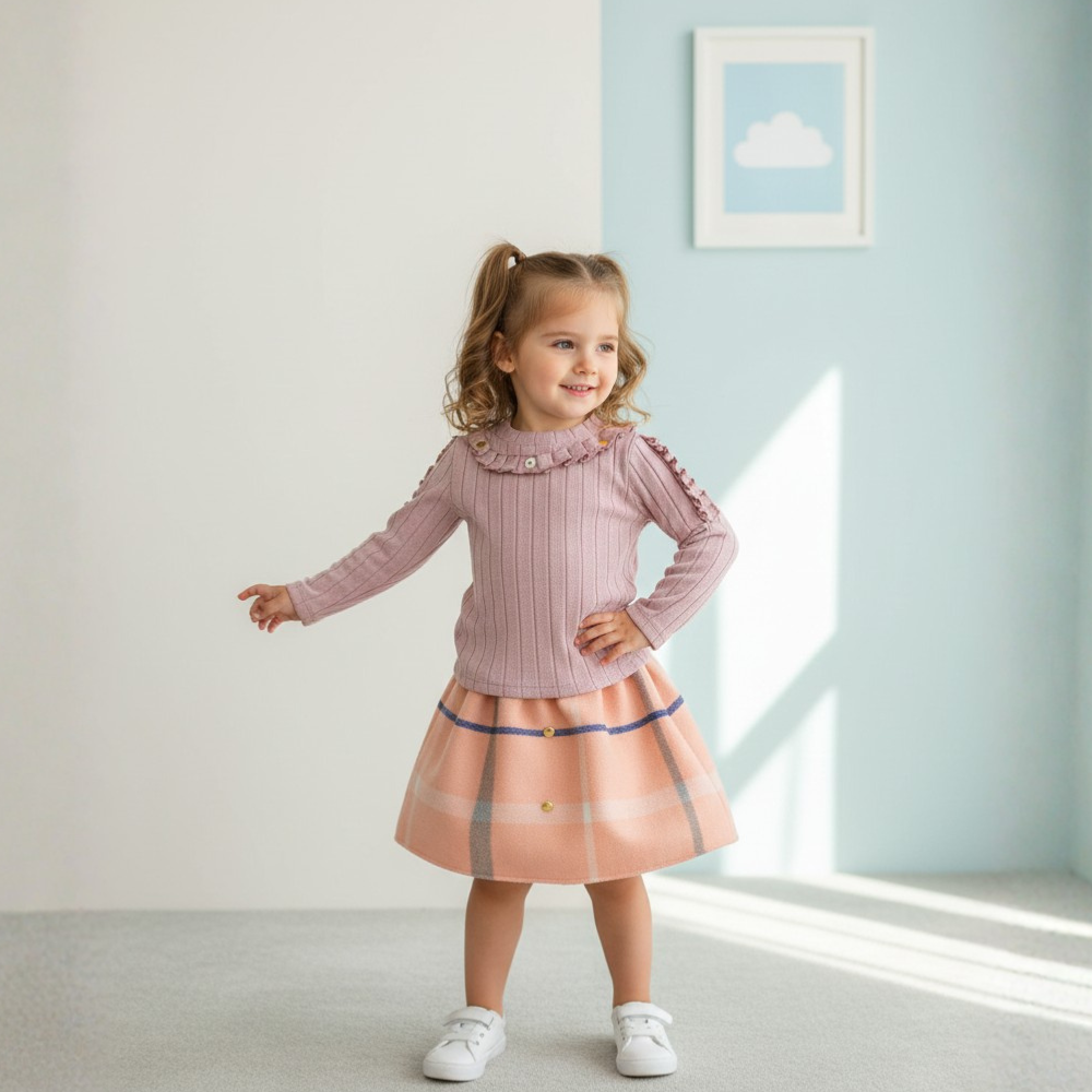 طقم شتاء أنيق بستايل أوروبي